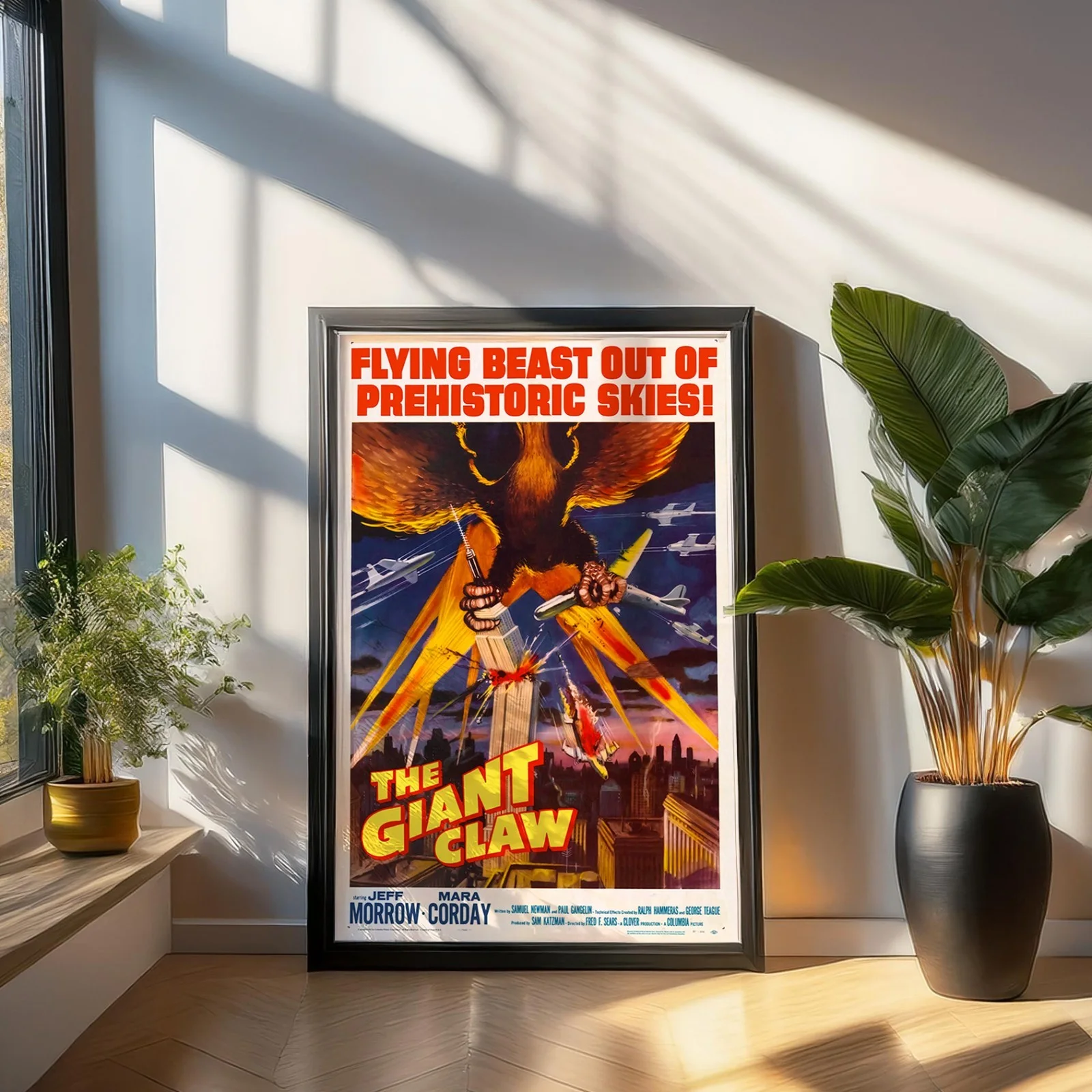 The Giant Claw - 1957 Sci-Fi Monster B-movie 27.2" x 41" US One Sheet Poster, изображение 4