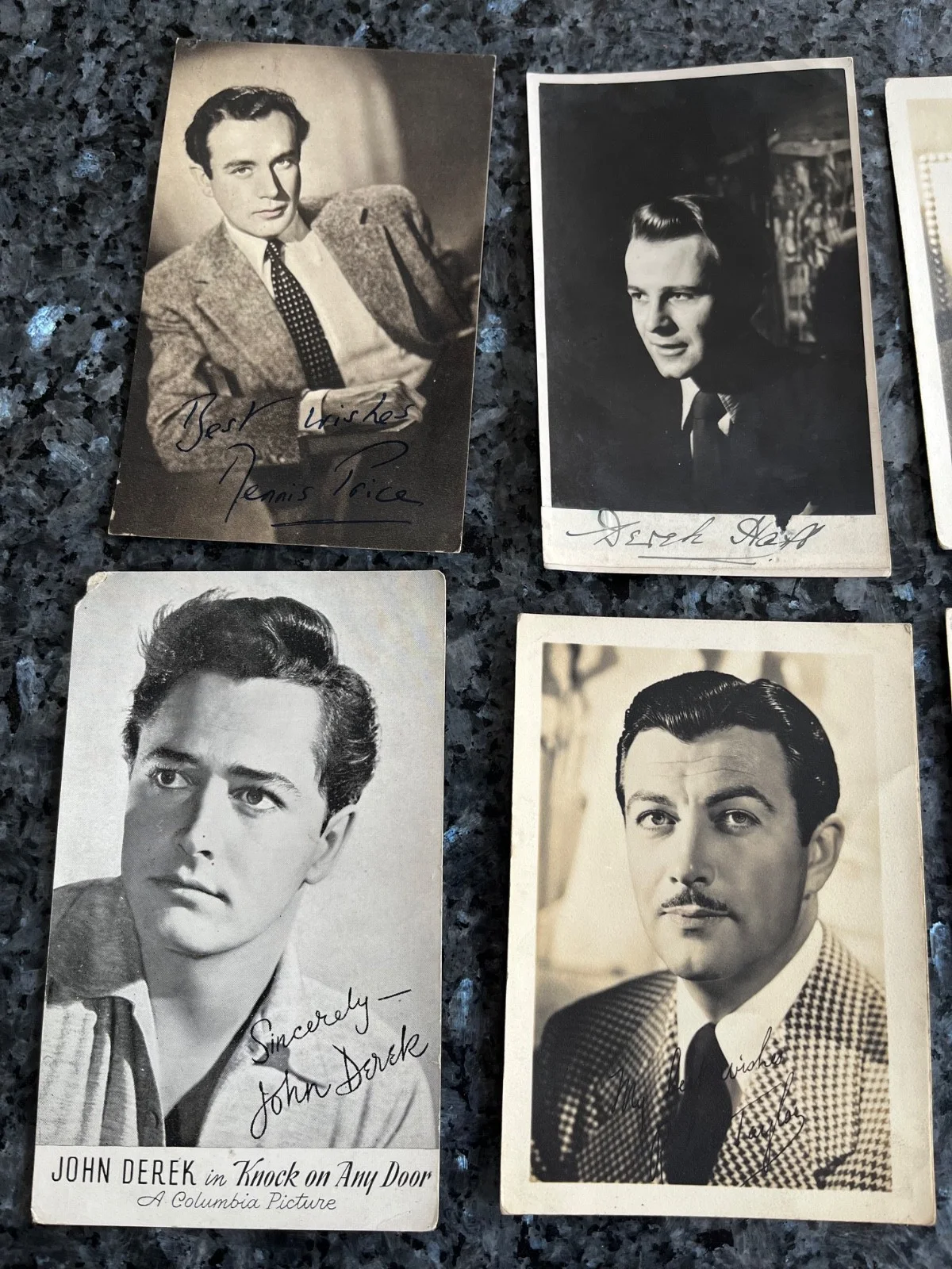 SIGNED Film Star Photos Actor Actress Vintage x 15 And Printed Bundle Job Lot, изображение 2