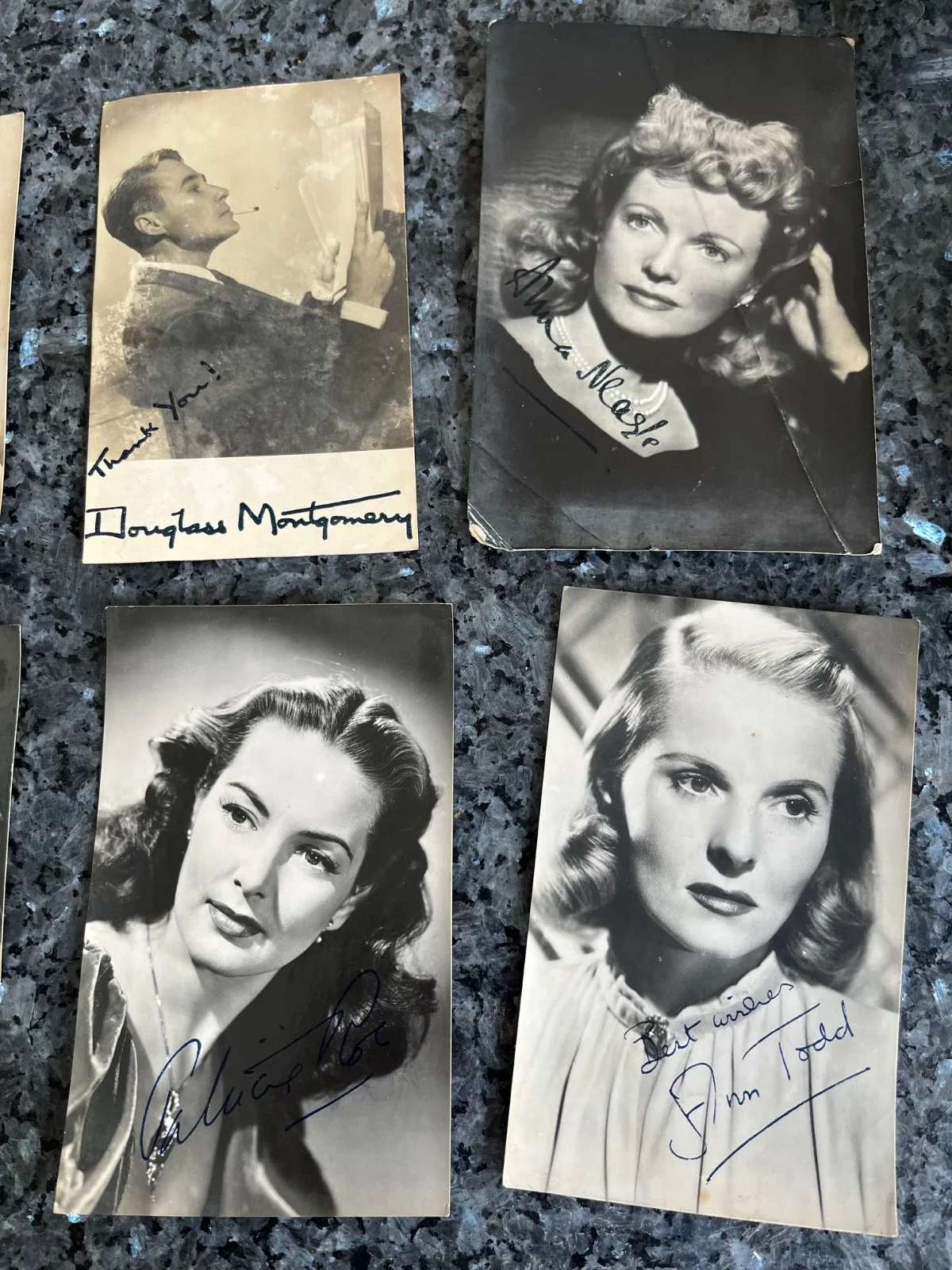 SIGNED Film Star Photos Actor Actress Vintage x 15 And Printed Bundle Job Lot, изображение 4