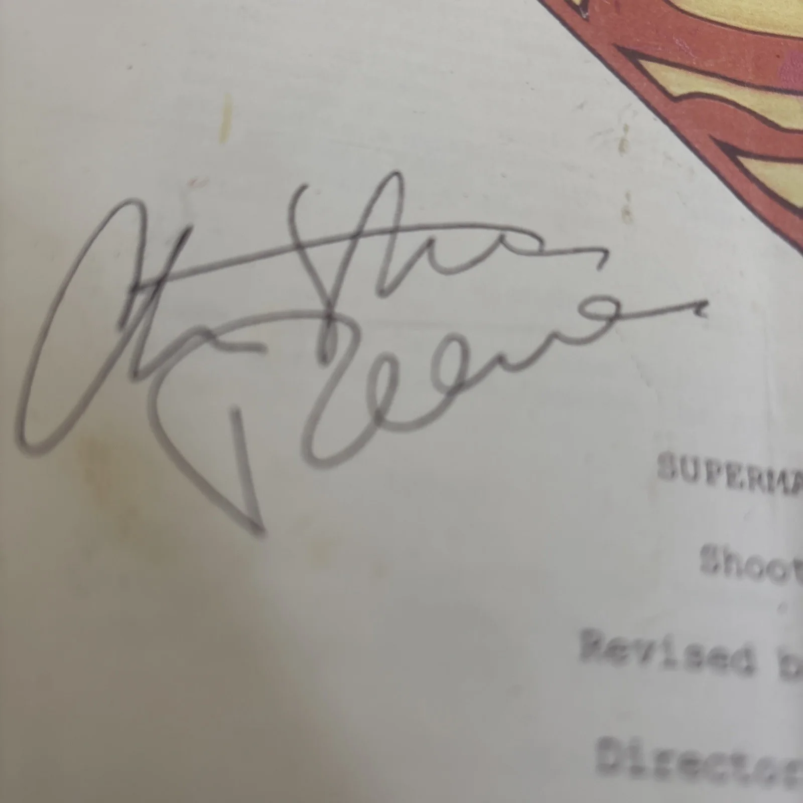 Superman The Movie Script reprint Christopher Reeve, Margot Kidder, Gene Hackman, image 2