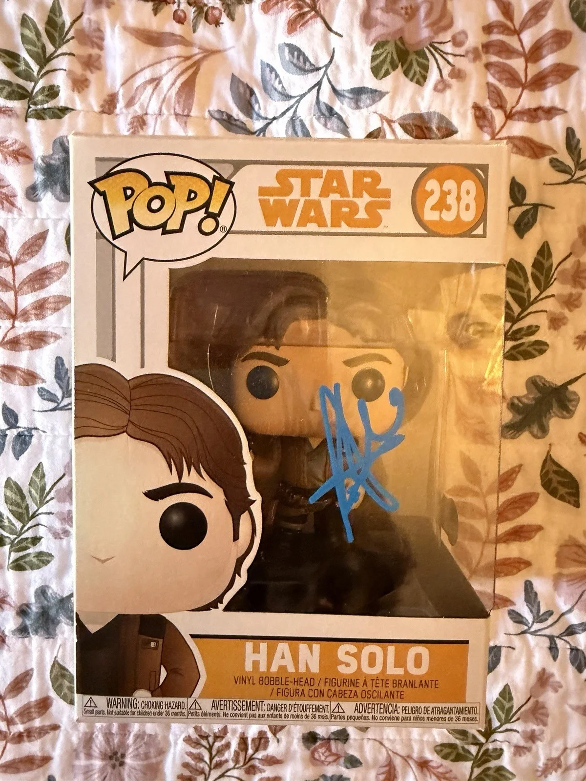 ALDEN EHRENREICH — ALDEN EHRENREICH SIGNED HAN SOLO FUNKO POP Solo A Star Wars Story BECKETT COA
