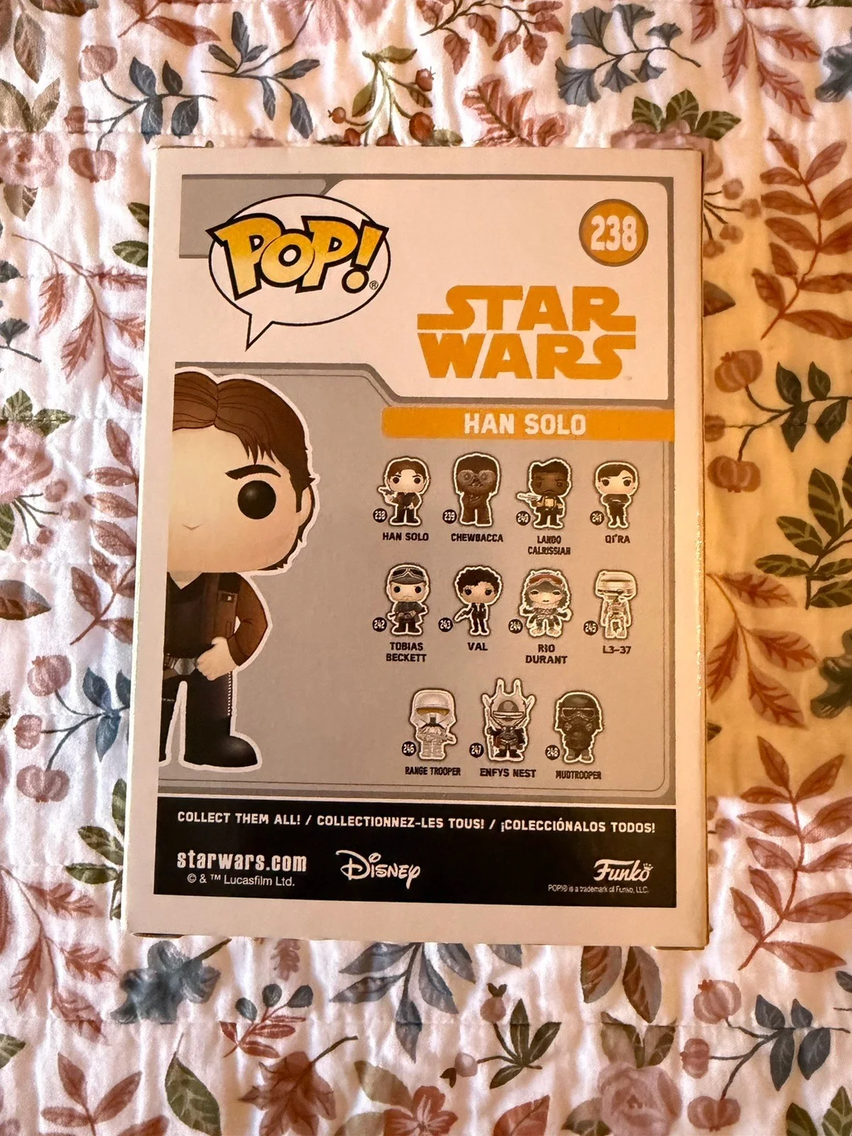ALDEN EHRENREICH — ALDEN EHRENREICH SIGNED HAN SOLO FUNKO POP Solo A Star Wars Story BECKETT COA, изображение 4