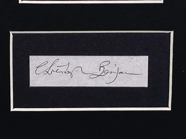 Christopher Benjamin Signed Photo Display The Prisoner Number Two COA, image 3