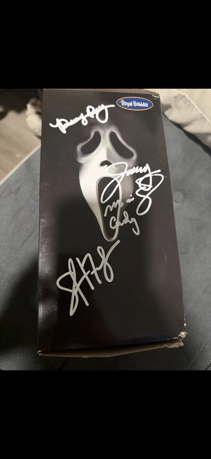 Scream bobble head signed Neve Campbell Melissa Barrera ext, image 2
