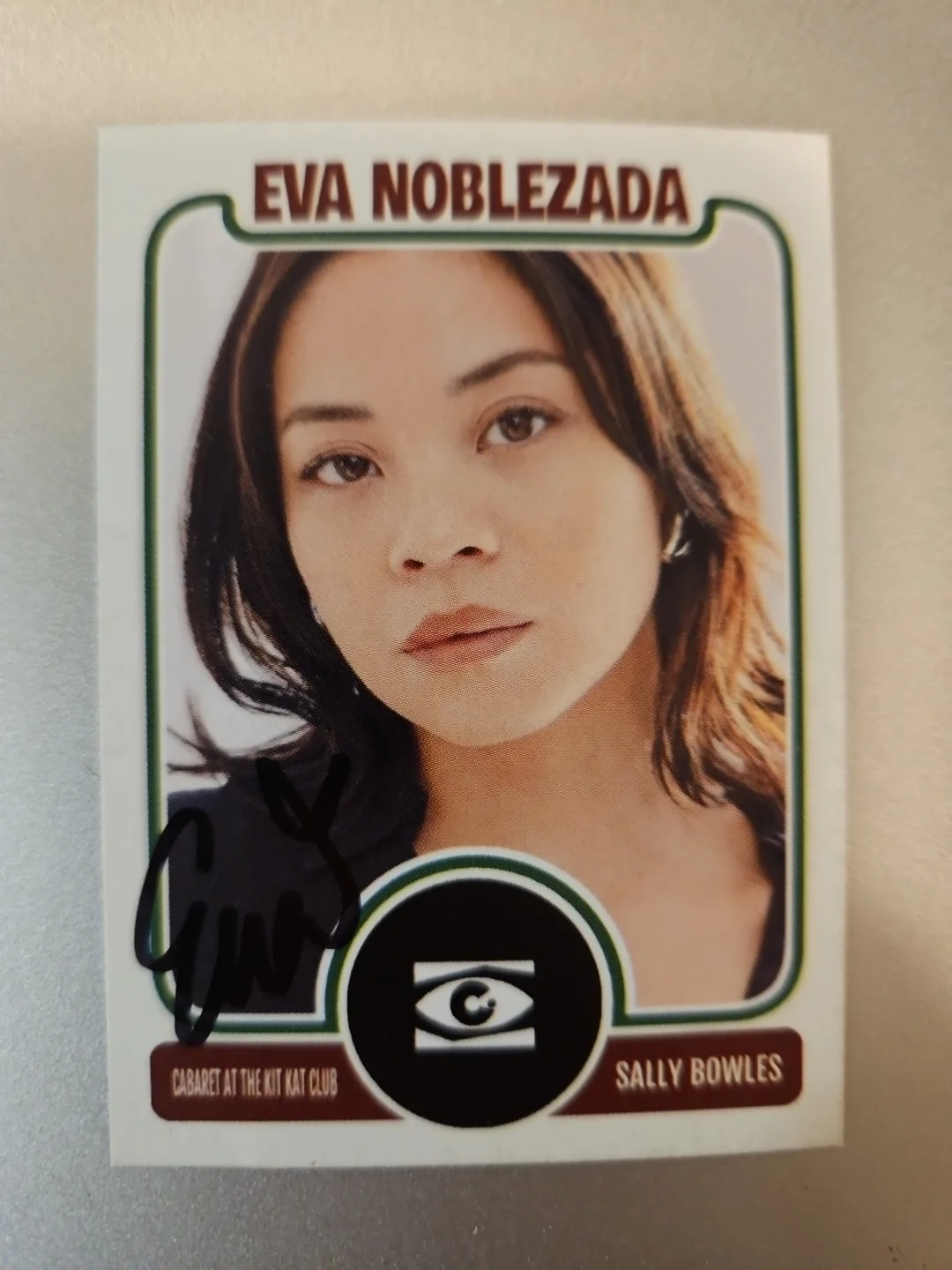 Eva Noblezada — Eva Noblezada Custom Signed Card - Sally Bowles In Cabaret At The Kit Kat Club