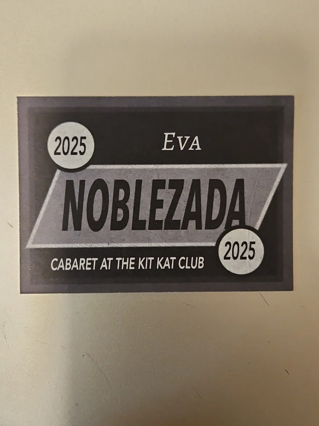 Eva Noblezada — Eva Noblezada Custom Signed Card - Sally Bowles In Cabaret At The Kit Kat Club, изображение 3