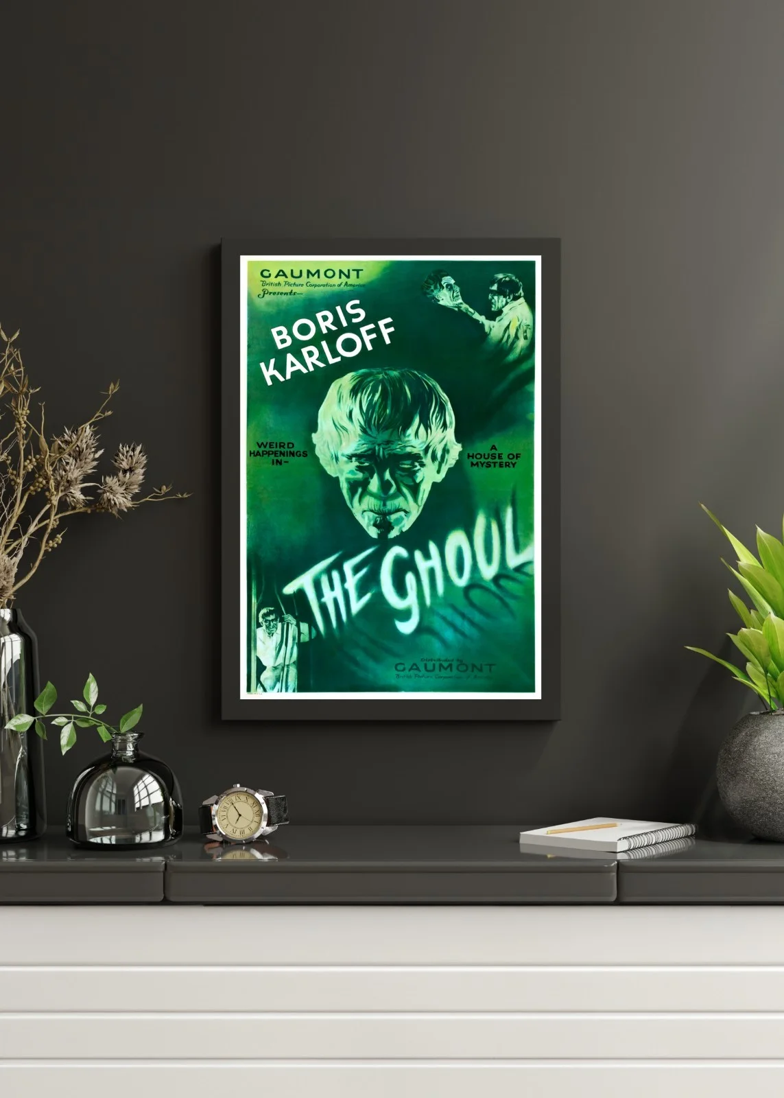 The Ghoul - 1933 Horror / Mystery Restored 27.2" x 41" US One Sheet Poster, изображение 3