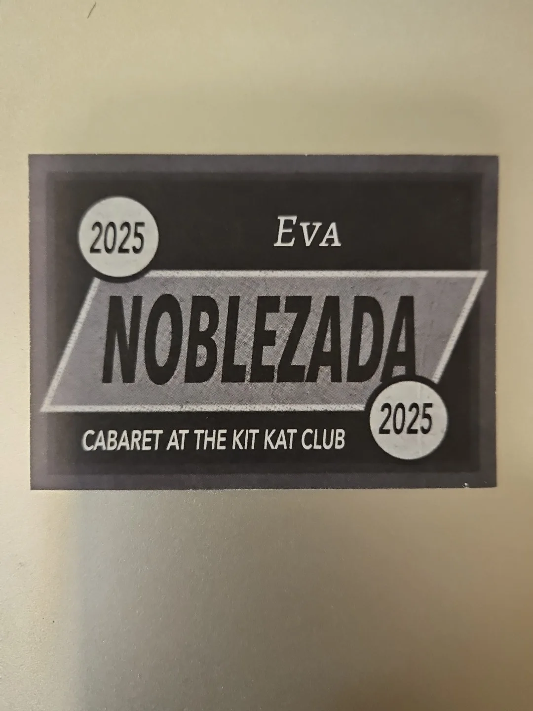 Eva Noblezada — Eva Noblezada Custom Signed Card - Sally Bowles In Cabaret At The Kit Kat Club, изображение 3