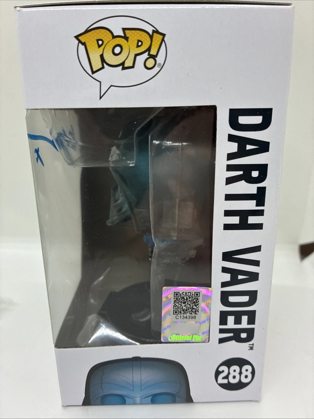 HAYDEN CHRISTENSEN SIGNED DARTH VADER 288 OBI-WAN KENOBI FUNKO POP Official Pix, изображение 2