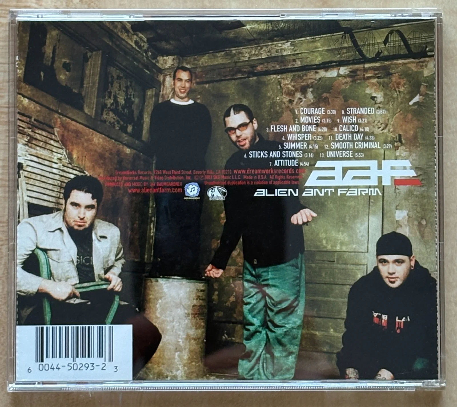 Alien Ant Farm Band Signed Autographed "ANThology" CD, image 3