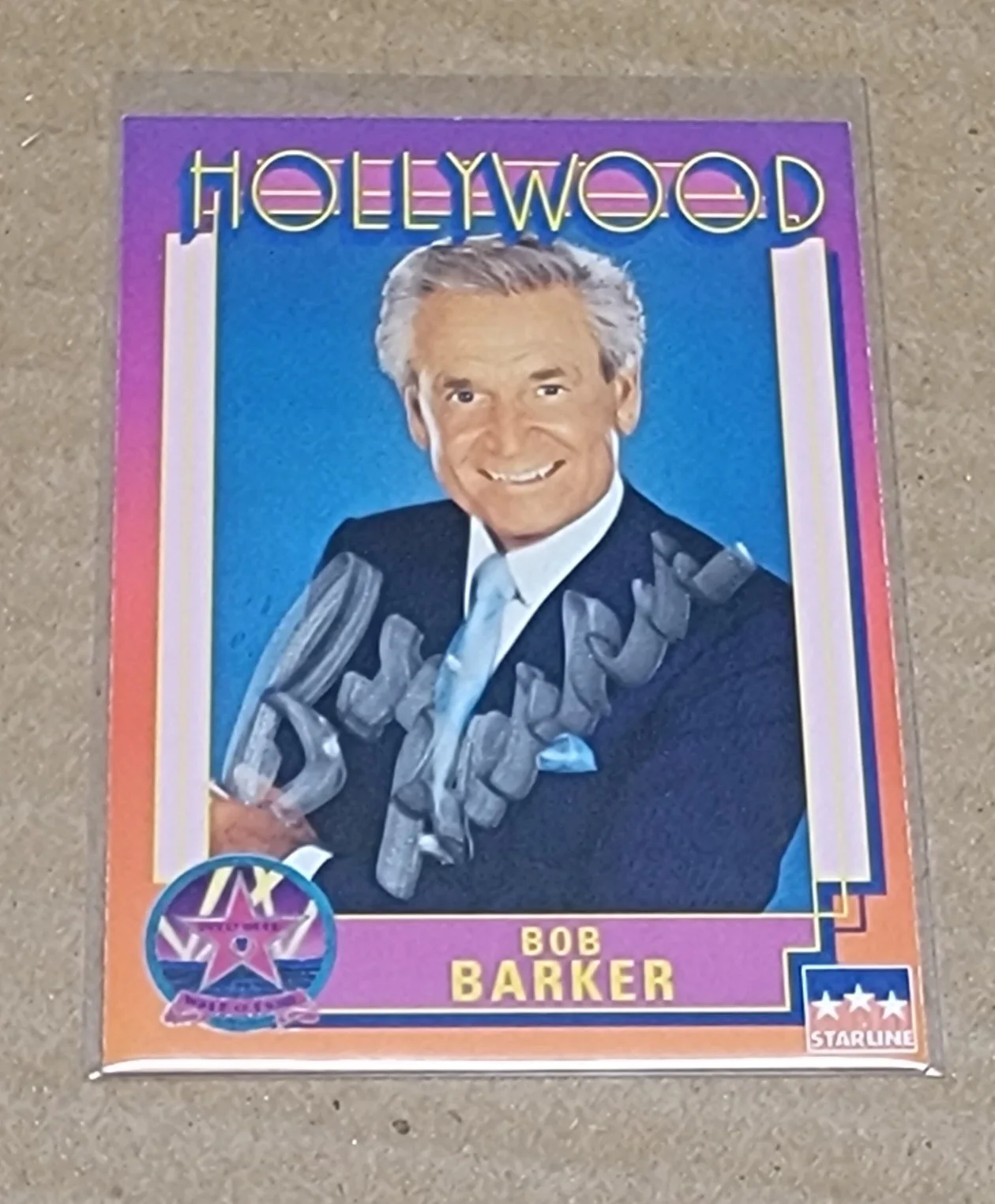 Bob Barker — Bob Barker Autograph Hollywood Card - Price Is Right