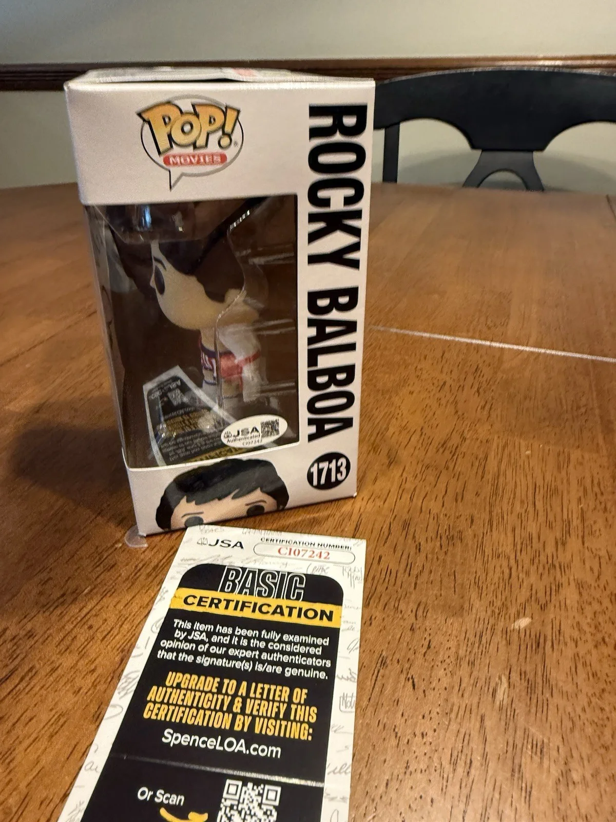 Bill Conti — Bill Conti Signed Funko Pop! 1177 Pop Autograph Rocky Balboa JSA COA, image 2