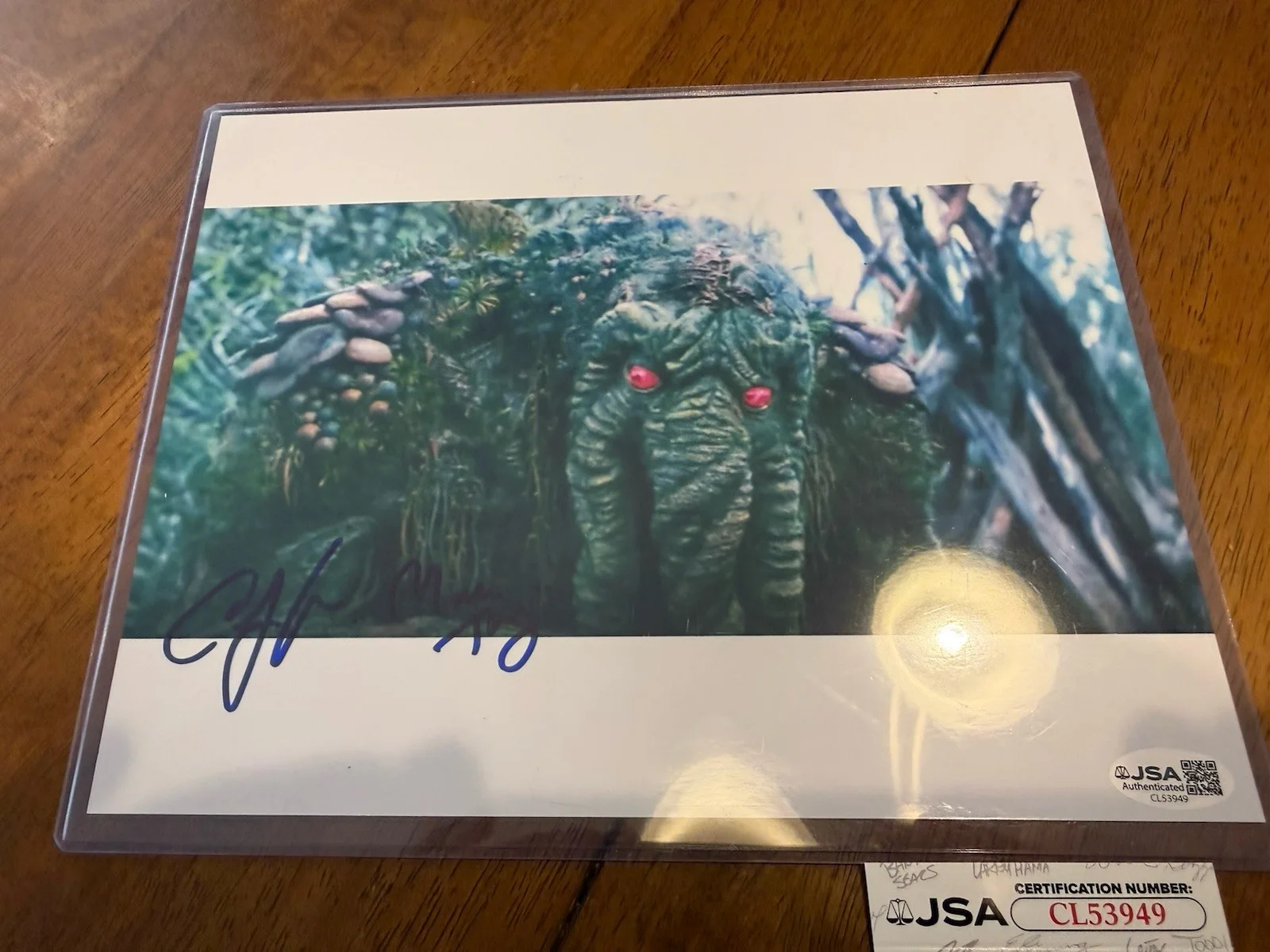 Carey Jones — Carey Jones Signed Man Thing 8x10 Photo Werewolf By Night JSA COA 1 Marvel MCU, image 3