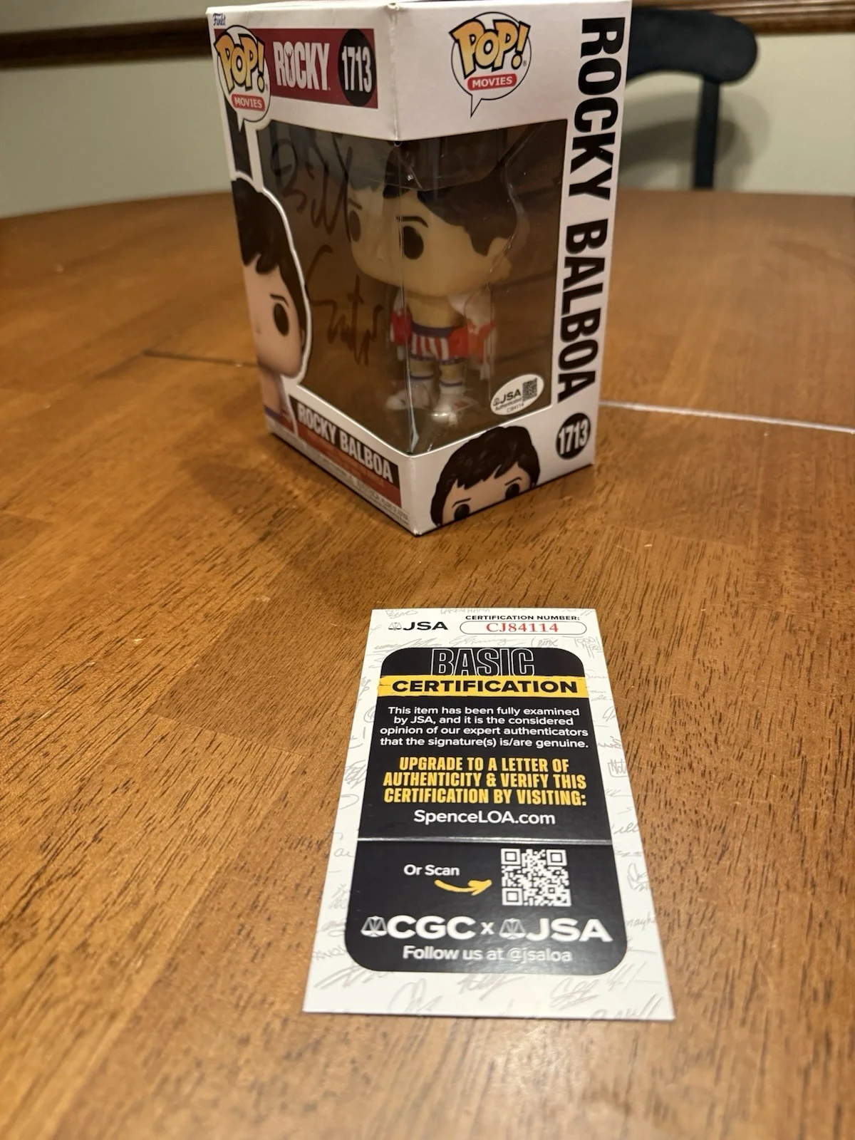 Bill Conti — Bill Conti Signed Funko Pop! 1177 Pop Autograph Rocky Balboa Composer CJ84114