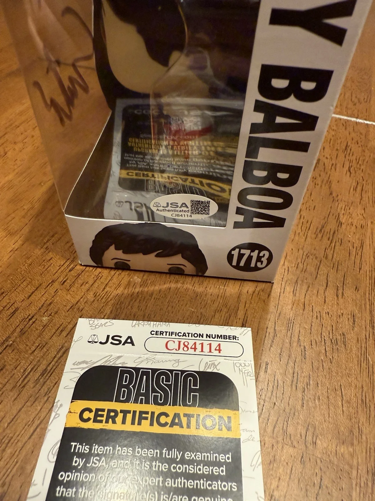 Bill Conti — Bill Conti Signed Funko Pop! 1177 Pop Autograph Rocky Balboa Composer CJ84114, image 4