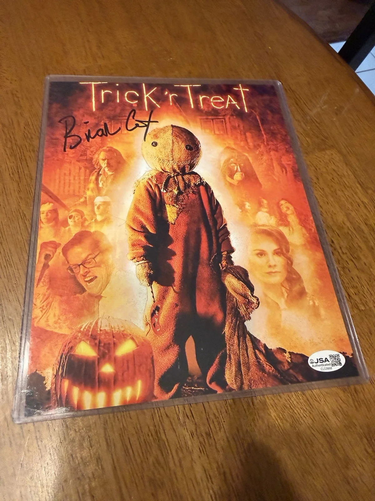 Brian Cox — Brian Cox Rare Autographed Signed Trick R Treat 8x10 photo JSA #4, изображение 3