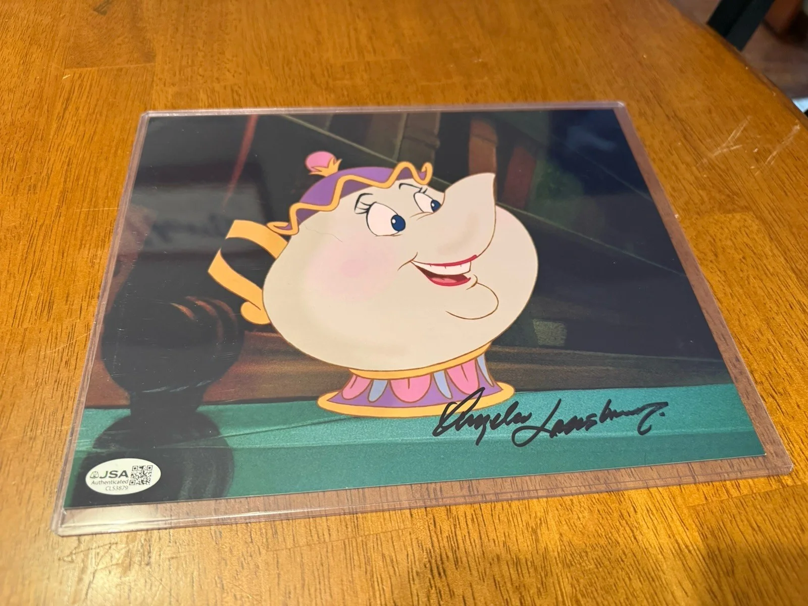 Angela Lansbury — Angela Lansbury Beauty And The Beast Miss Potts Authentic Signed 8x10 Photo JSA, изображение 3
