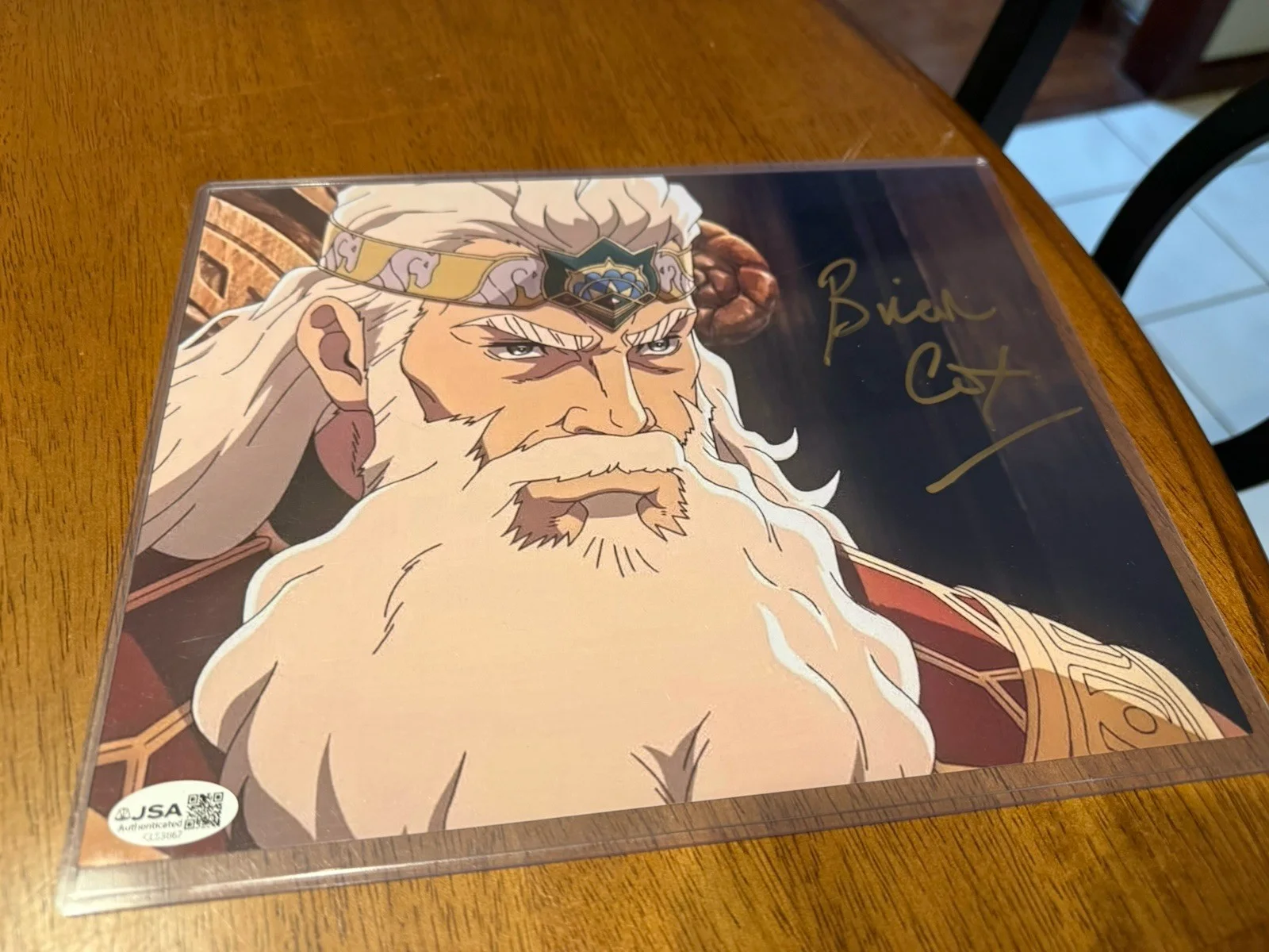 Brian Cox — Brian Cox Rare Autographed Signed War Of Rohirrim Lord Of The Rings 8x10 JSA #2, изображение 3