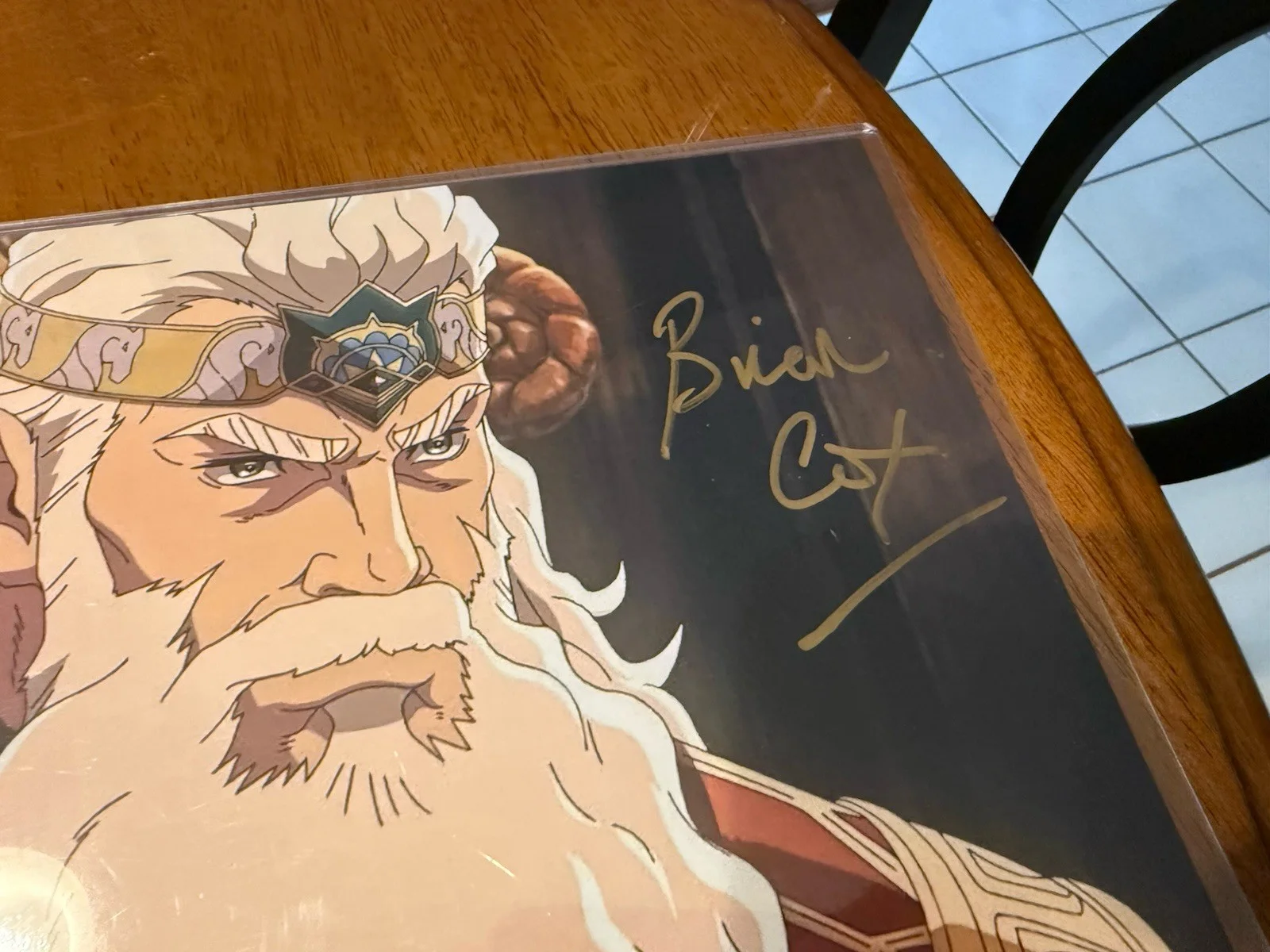Brian Cox — Brian Cox Rare Autographed Signed War Of Rohirrim Lord Of The Rings 8x10 JSA #2, изображение 4