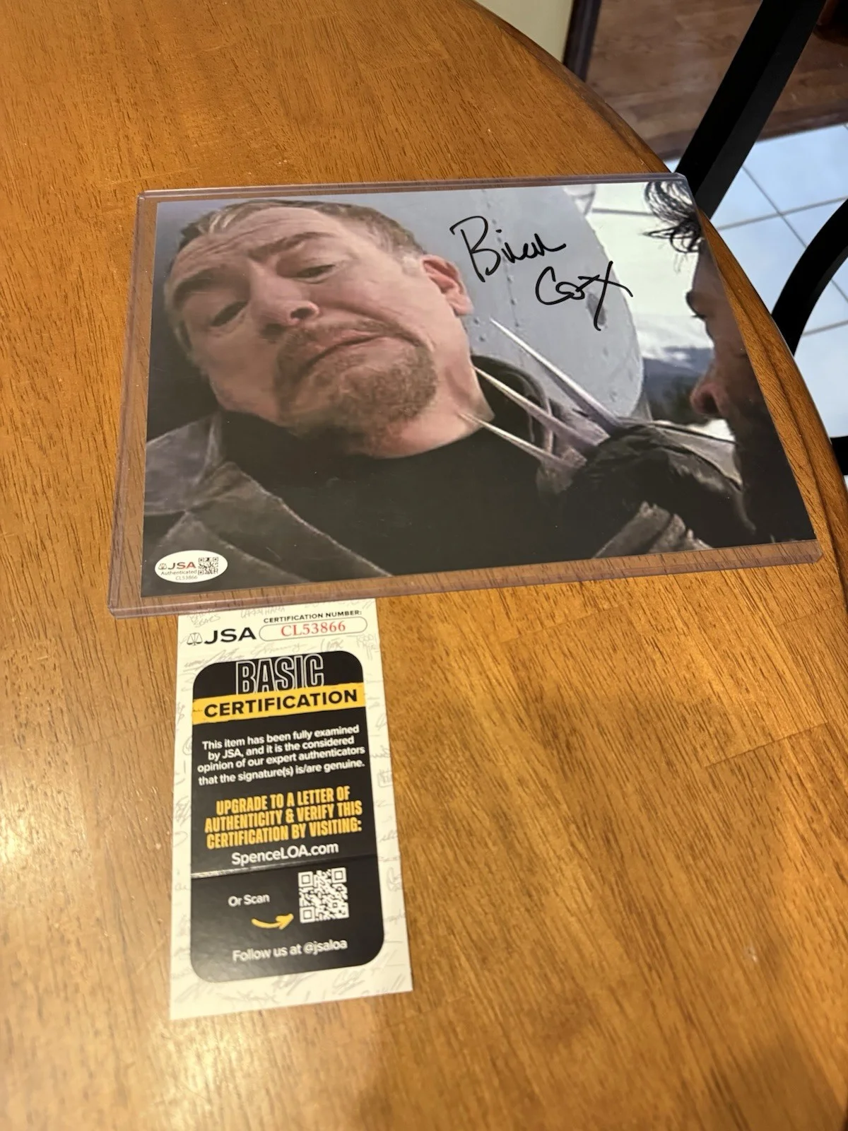Brian Cox — Brian Cox Rare Autographed Signed X-men X2 8x10 Stryker photo JSA