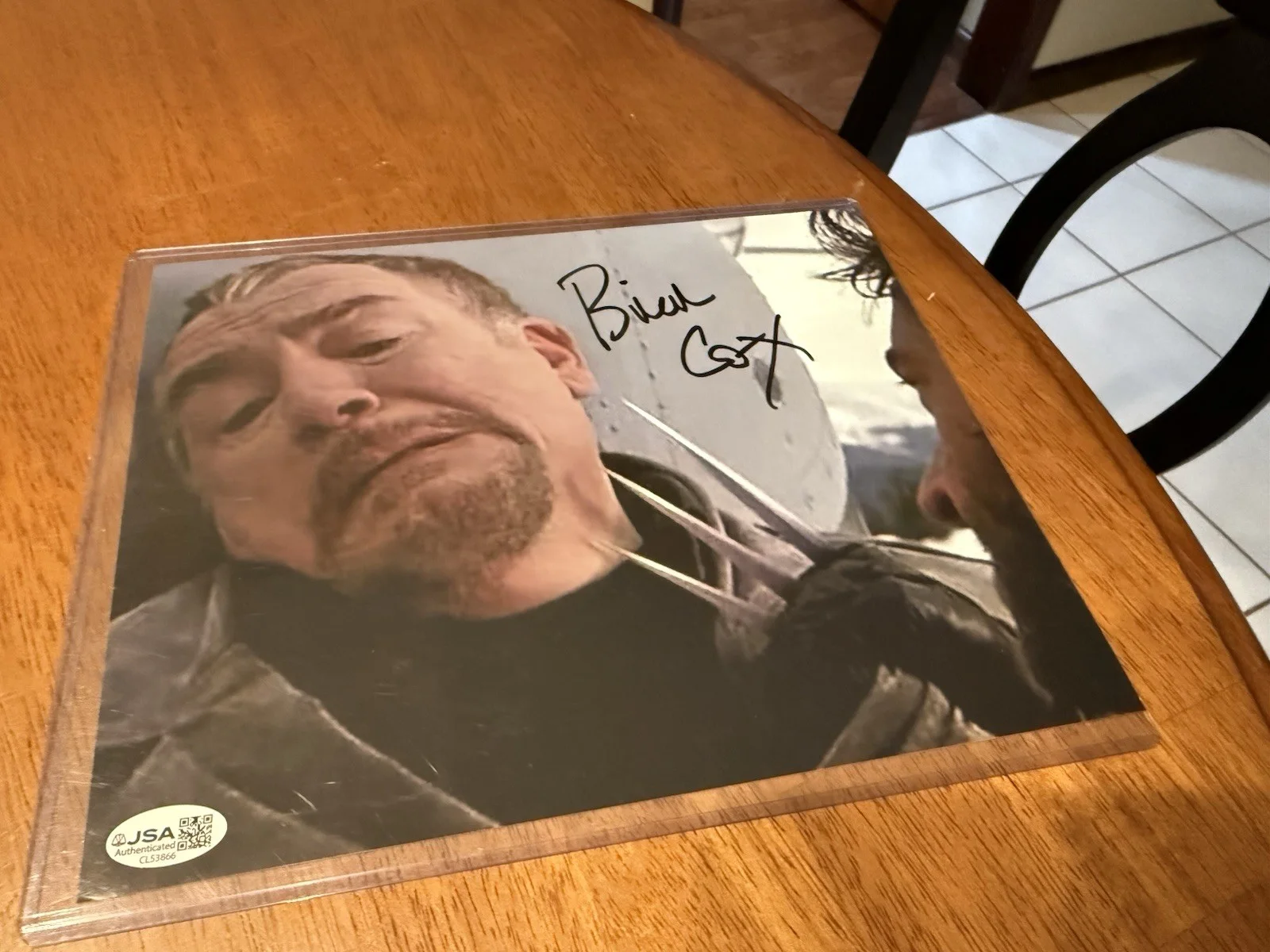 Brian Cox — Brian Cox Rare Autographed Signed X-men X2 8x10 Stryker photo JSA, изображение 3