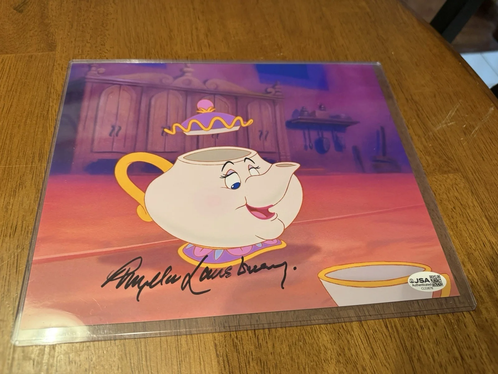 Angela Lansbury — Angela Lansbury Beauty And The Beast Miss Potts Authentic Signed 8x10 JSA #2, image 3