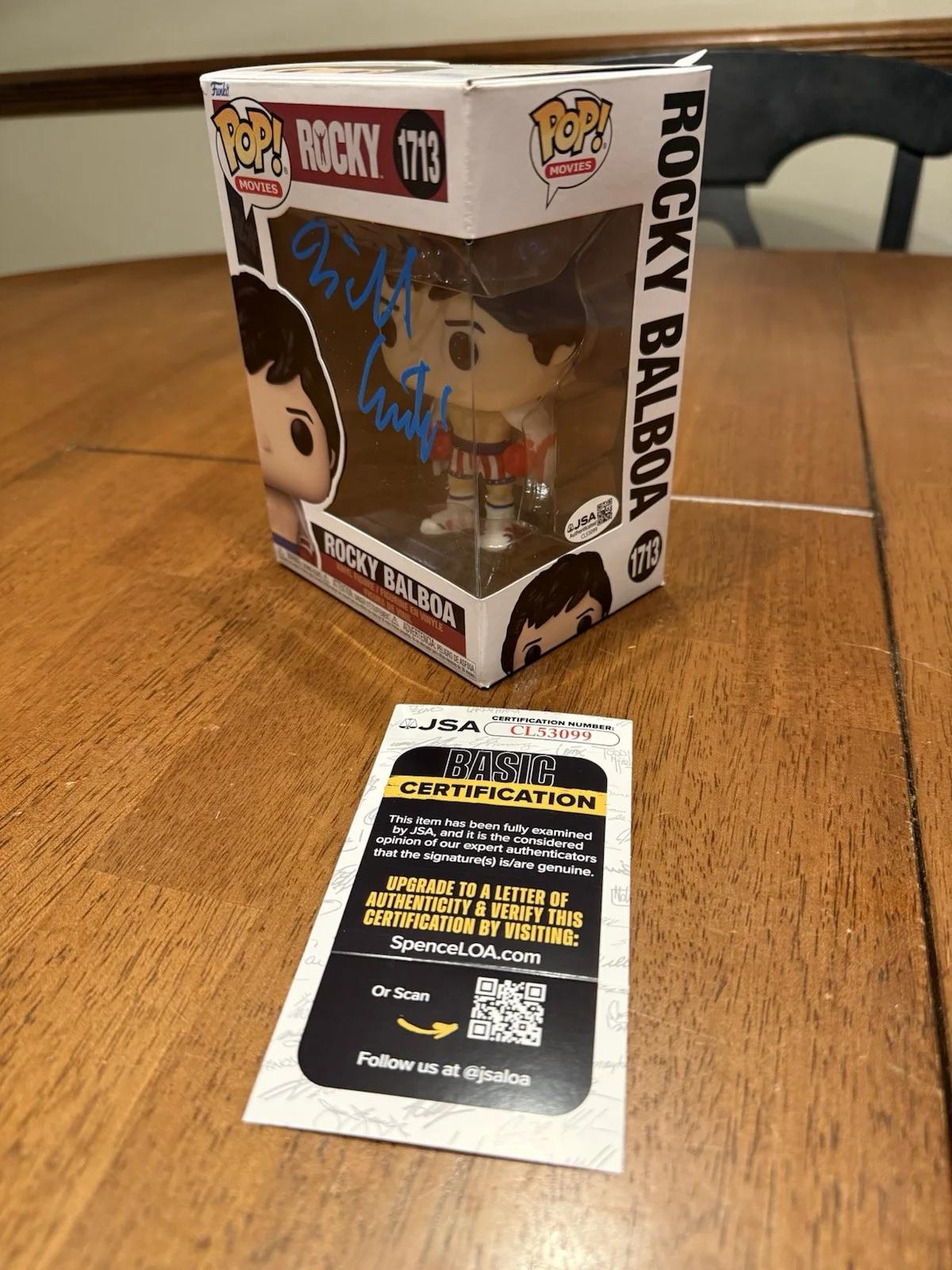 Bill Conti — Bill Conti Signed Funko Pop! 1713 Pop Autograph Rocky Balboa Composer CL53099