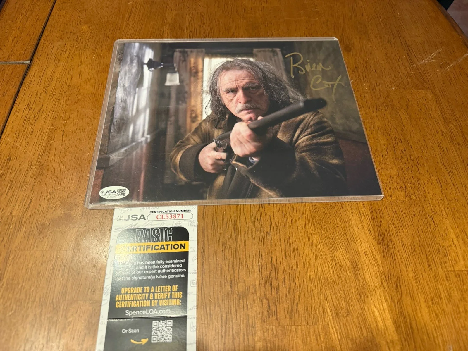 Brian Cox — Brian Cox Rare Autographed Signed Trick R Treat 8x10 photo JSA