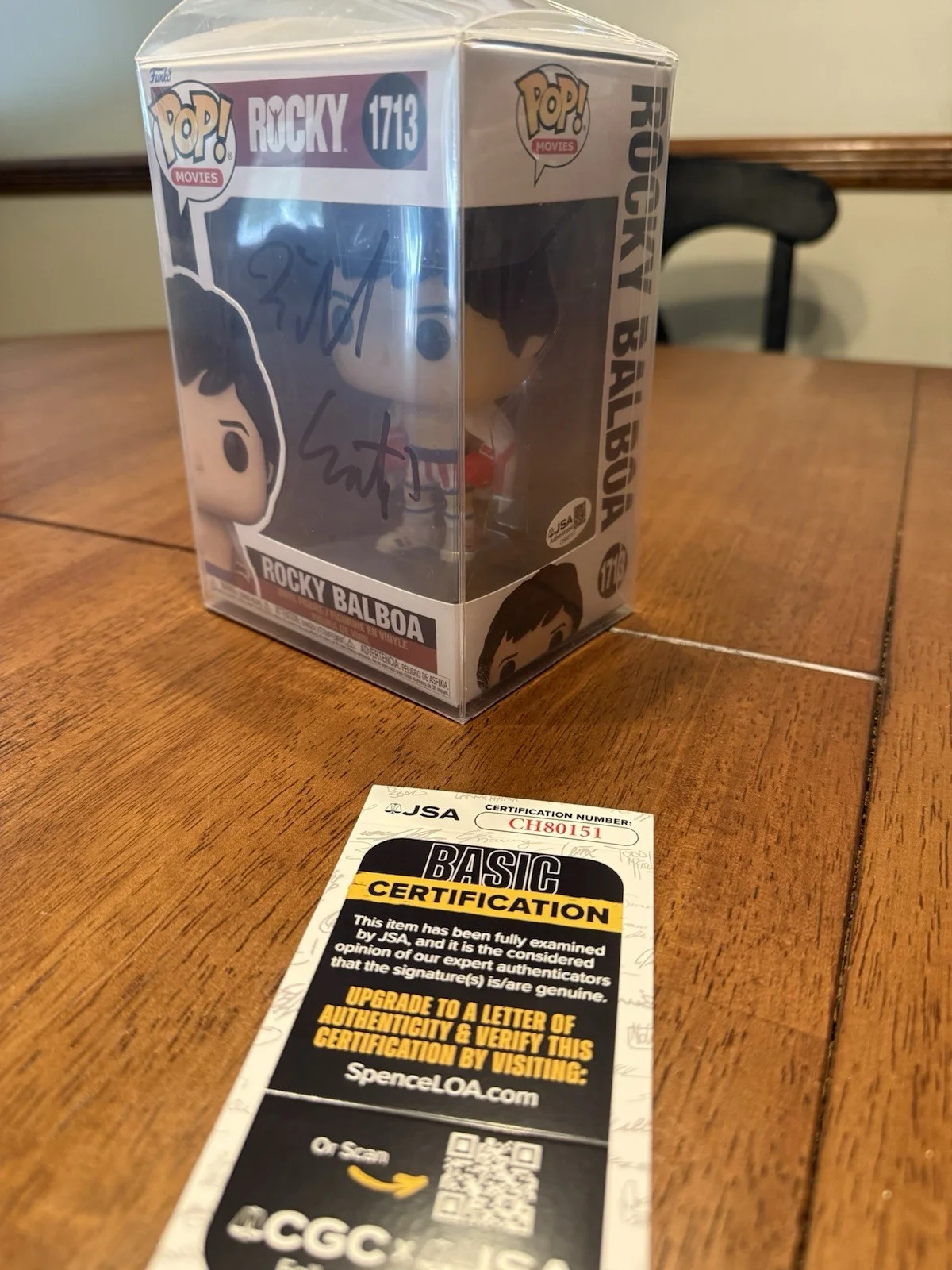 Bill Conti — Bill Conti Signed Funko Pop! 1177 Pop Autograph Rocky Balboa 45th Rare Composer
