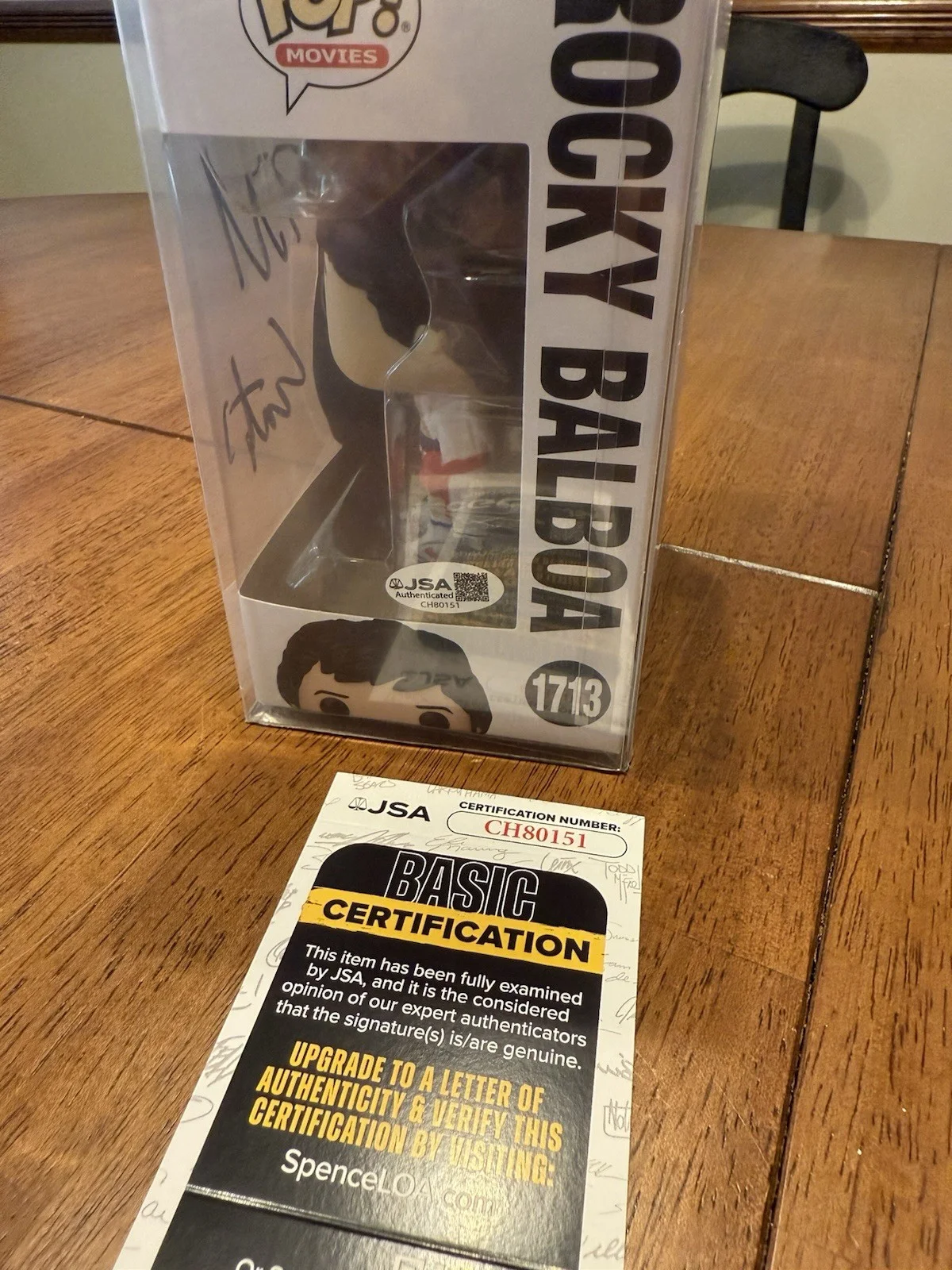 Bill Conti — Bill Conti Signed Funko Pop! 1177 Pop Autograph Rocky Balboa 45th Rare Composer, изображение 2