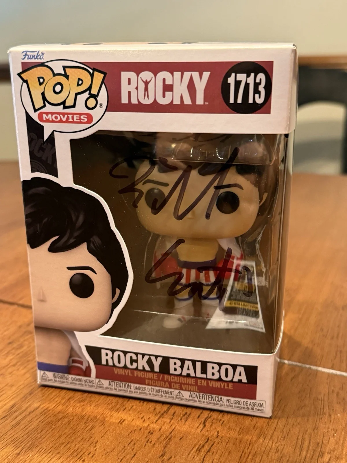 Bill Conti — Bill Conti Signed Funko Pop! 1177 Pop Autograph Rocky Balboa 45th Rare Composer, изображение 4