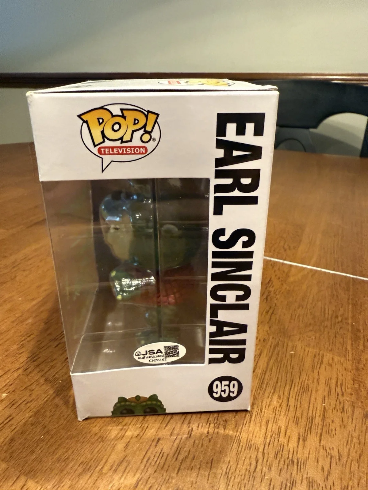 Stuart Pankin — Stuart Pankin Signed Dinosaurs Earl Sinclair Funko POP! Autograph JSA COA, image 4