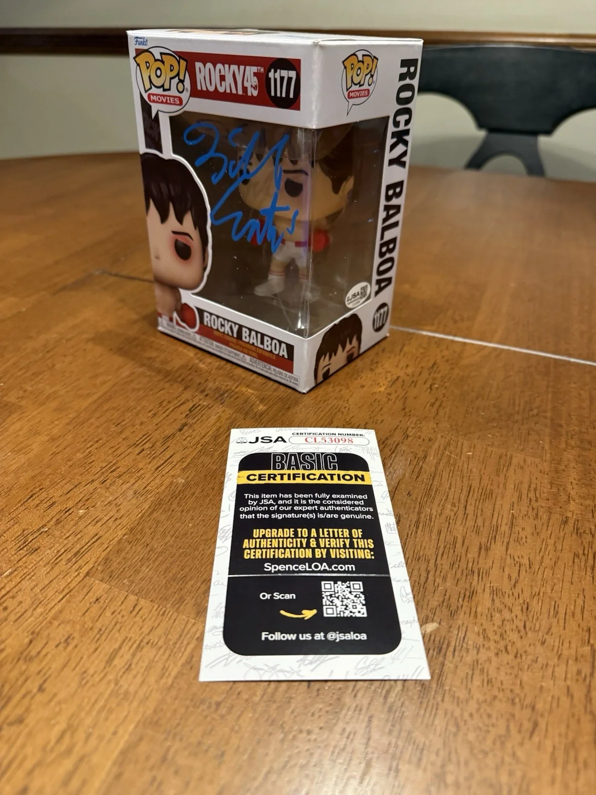 Bill Conti — Bill Conti Signed Funko Pop! 1177 Pop Autograph Rocky Balboa Composer CL53098