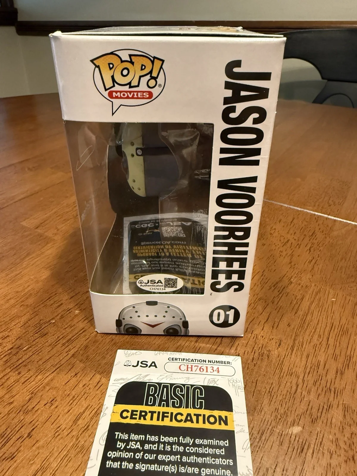 SEAN CUNNINGHAM — SEAN CUNNINGHAM HAND SIGNED AUTOGRAPH DIRECTOR FRIDAY THE 13TH FUNKO POP JSA COA, изображение 4