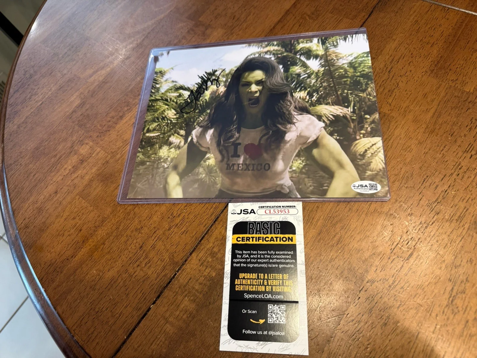 Tatiana Maslany — Tatiana Maslany Authentic Signed Color 8x10 Marvel MCU Photo She Hulk JSA COA