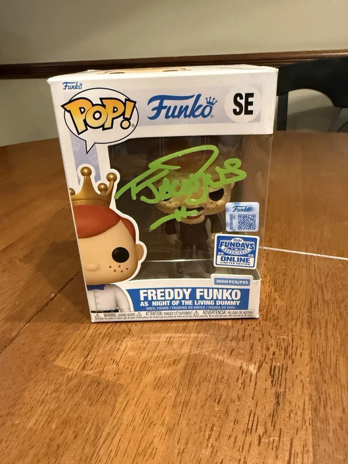 TIM JACOBUS — TIM JACOBUS SIGNED Freddy The Living Dummy POP FUNKO GOOSEBUMPS JSA COA CK28039, image 2