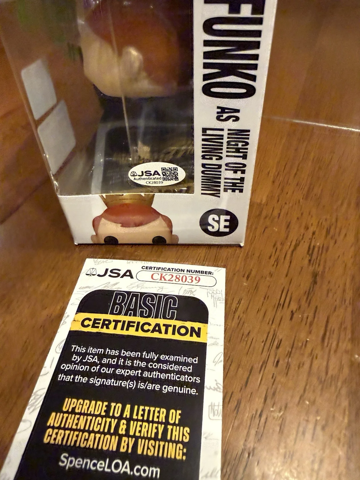 TIM JACOBUS — TIM JACOBUS SIGNED Freddy The Living Dummy POP FUNKO GOOSEBUMPS JSA COA CK28039, image 3