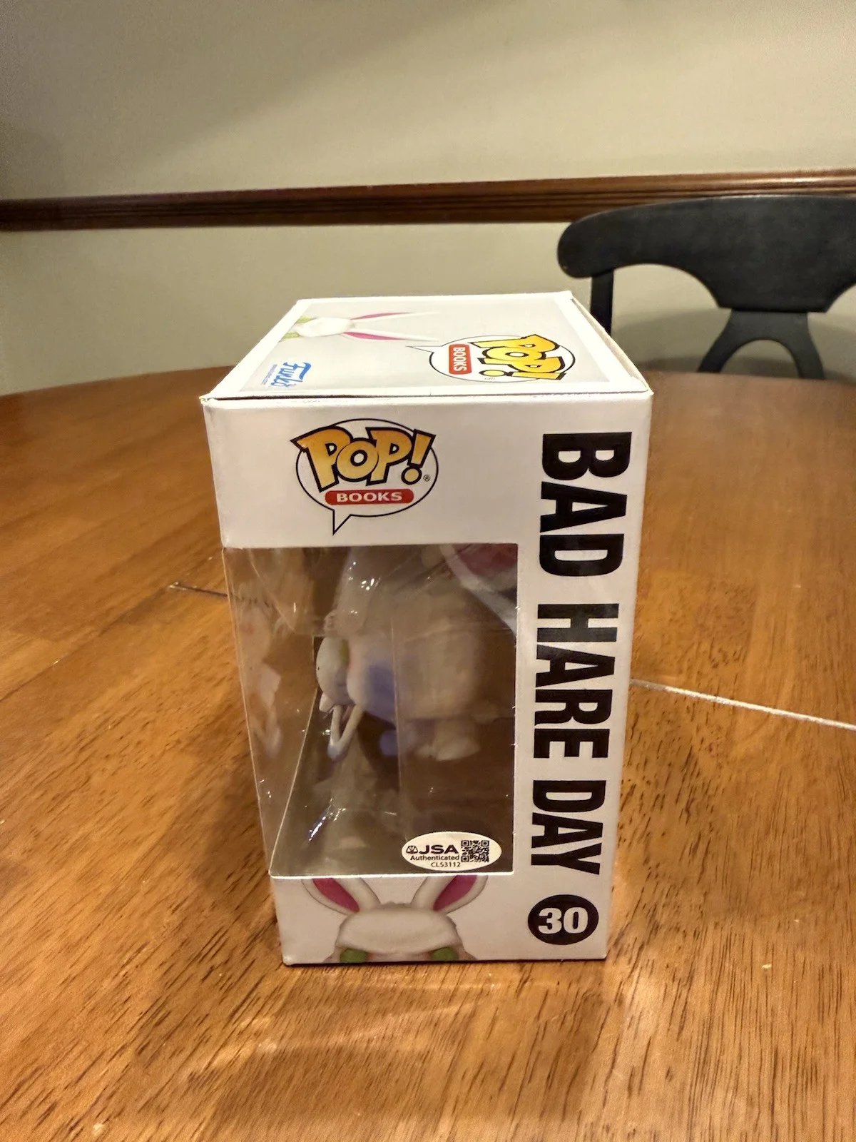 TIM JACOBUS — TIM JACOBUS SIGNED Bad Hare Day POP FUNKO GOOSEBUMPS JSA COA CL53112, изображение 4