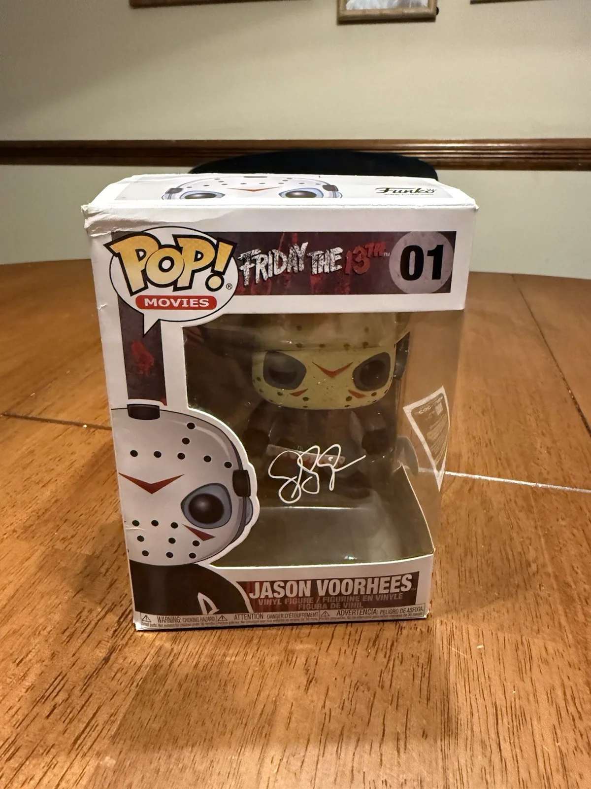 SEAN CUNNINGHAM — SEAN CUNNINGHAM HAND SIGNED AUTOGRAPH FRIDAY THE 13TH FUNKO POP JSA CJ84206, изображение 2