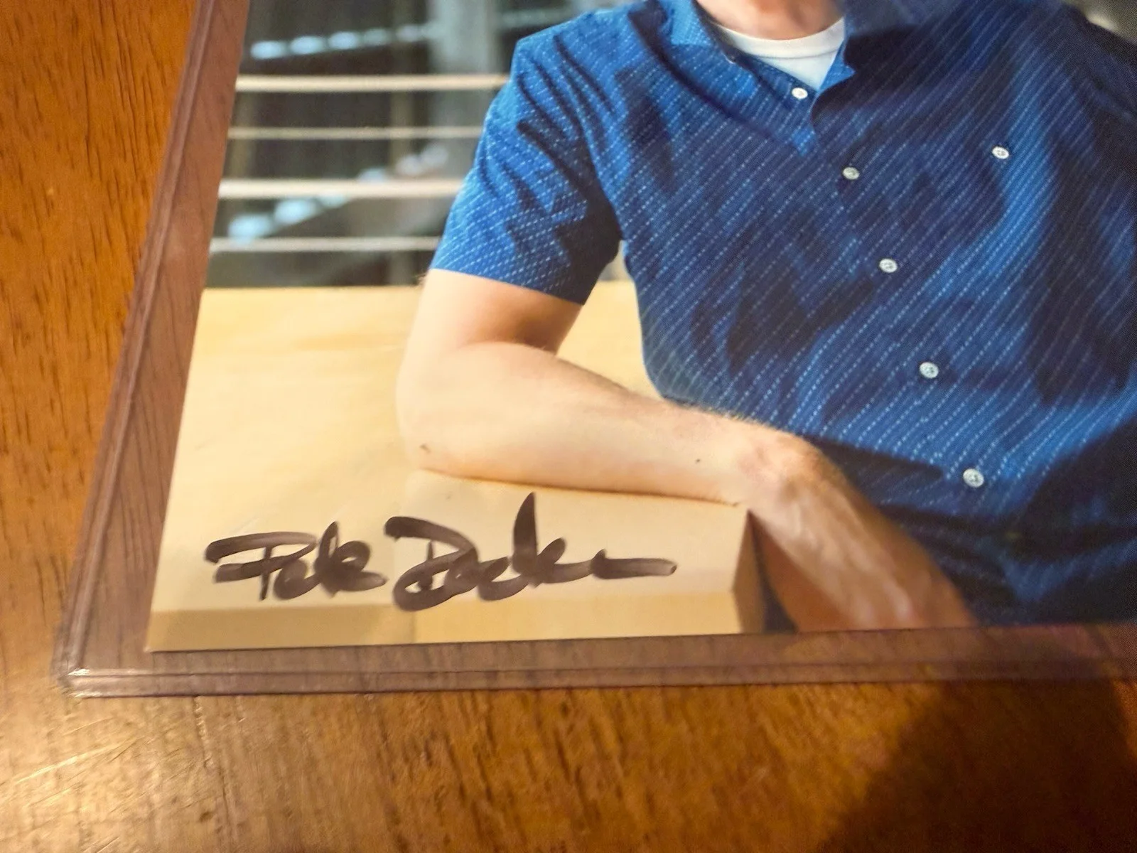Pete Doctor — Peter Doctor Signed 8x10 Disney Pixar Photo JSA Drawing Authenticated, image 4