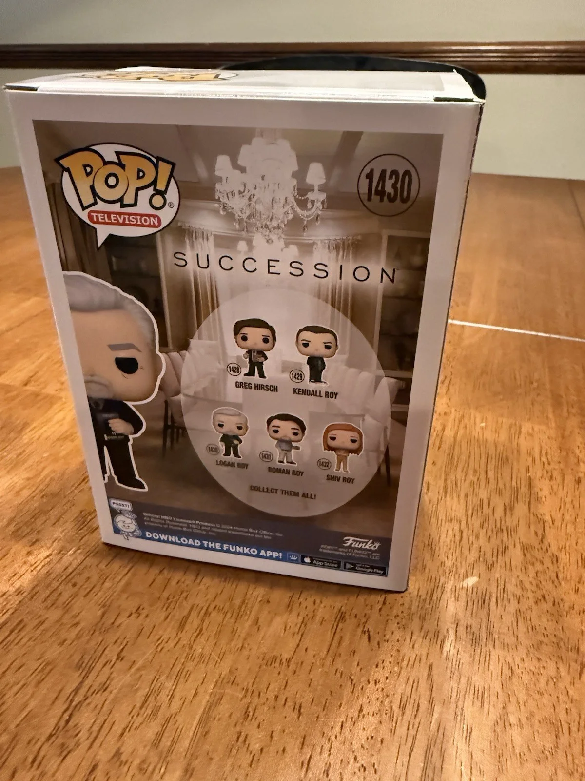 Brian Cox — Signed Funko Pop #1430 - Succession - Logan Roy - Brian Cox JSA, изображение 5