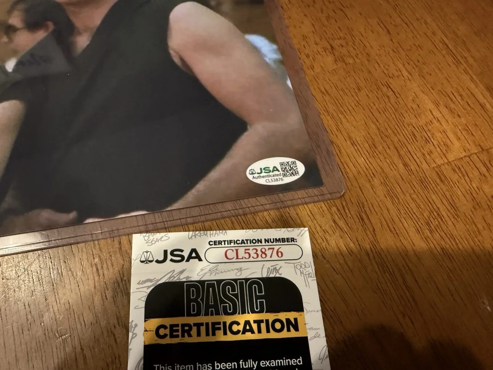 Martin Kove — Martin Kove Karate Kid 8x10 Signed Photo JSA Certified Autograph, изображение 2