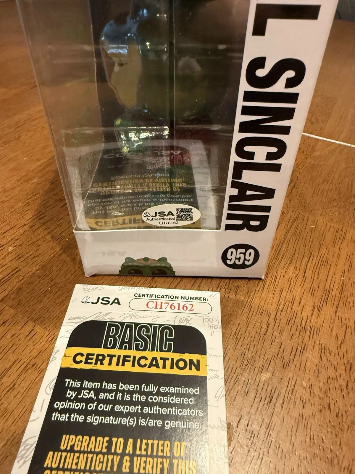 Stuart Pankin — Stuart Pankin Signed Dinosaurs Earl Sinclair Funko POP! Autograph JSA COA, image 5