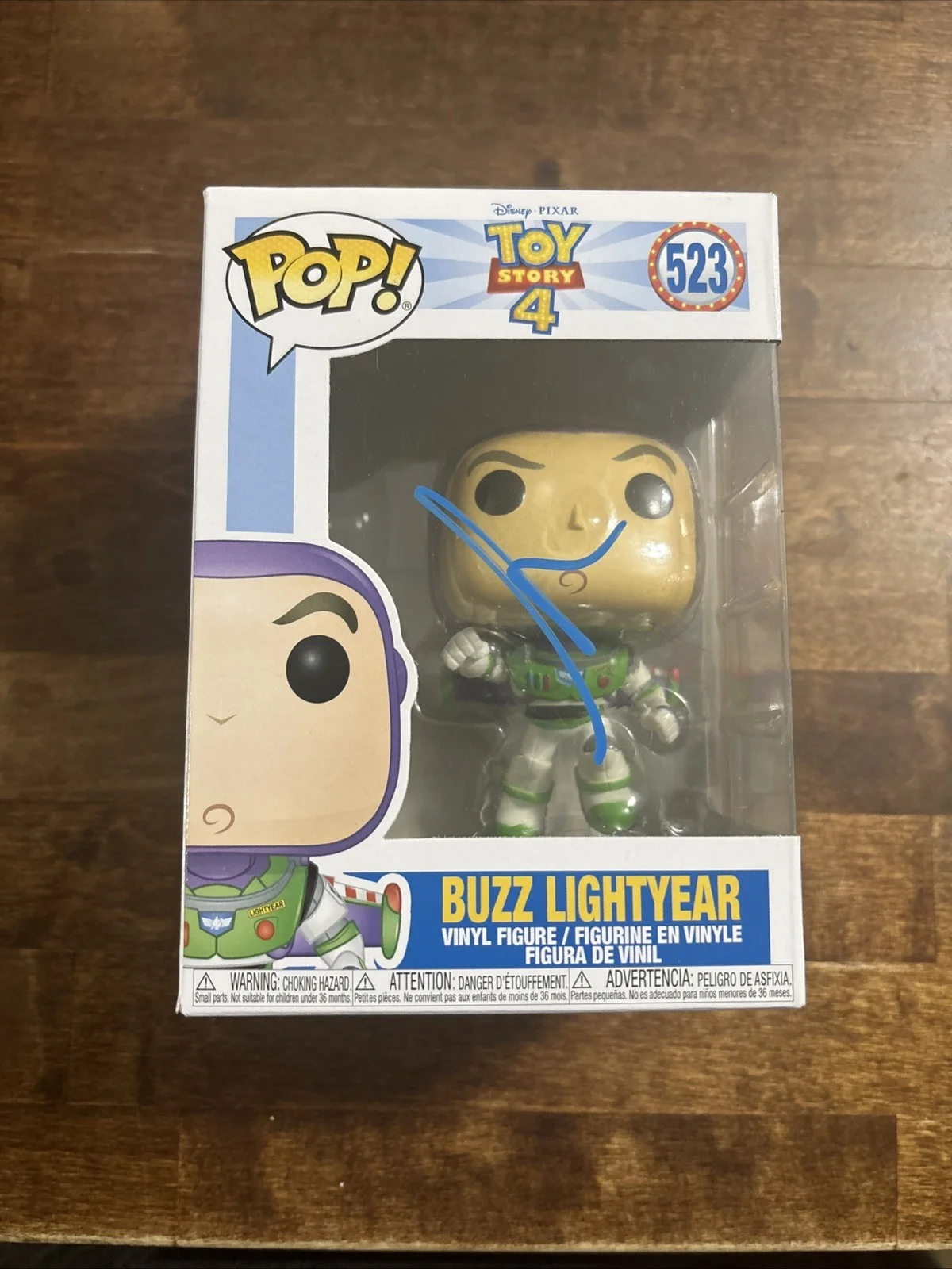 Tim Allen — Tim Allen Signed Funko Pop Buzz Lightyear Toy Story #523 Autographed Beckett
