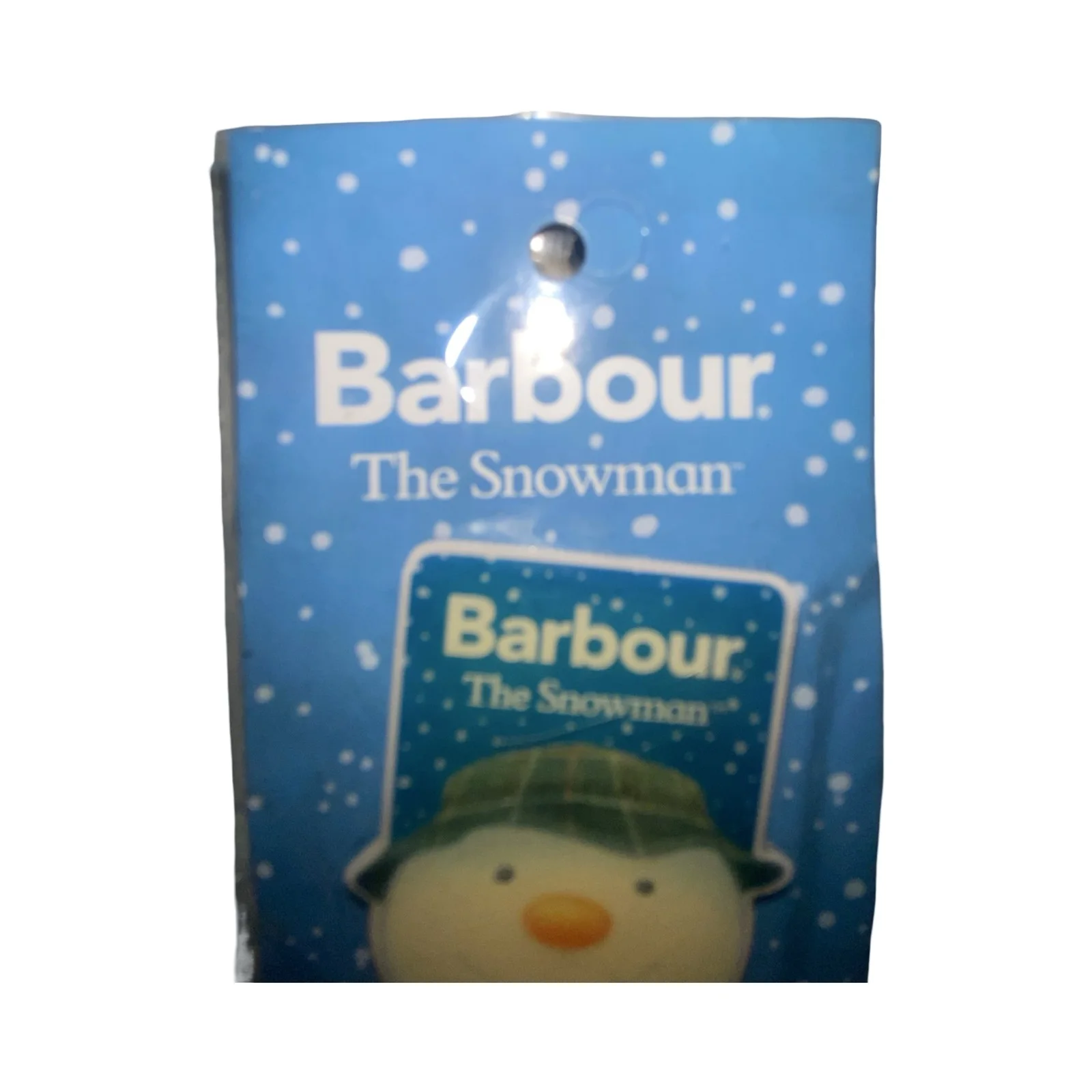 Barbour The Snowman Christmas Pin Badge Button New Sealed Collectible, image 3