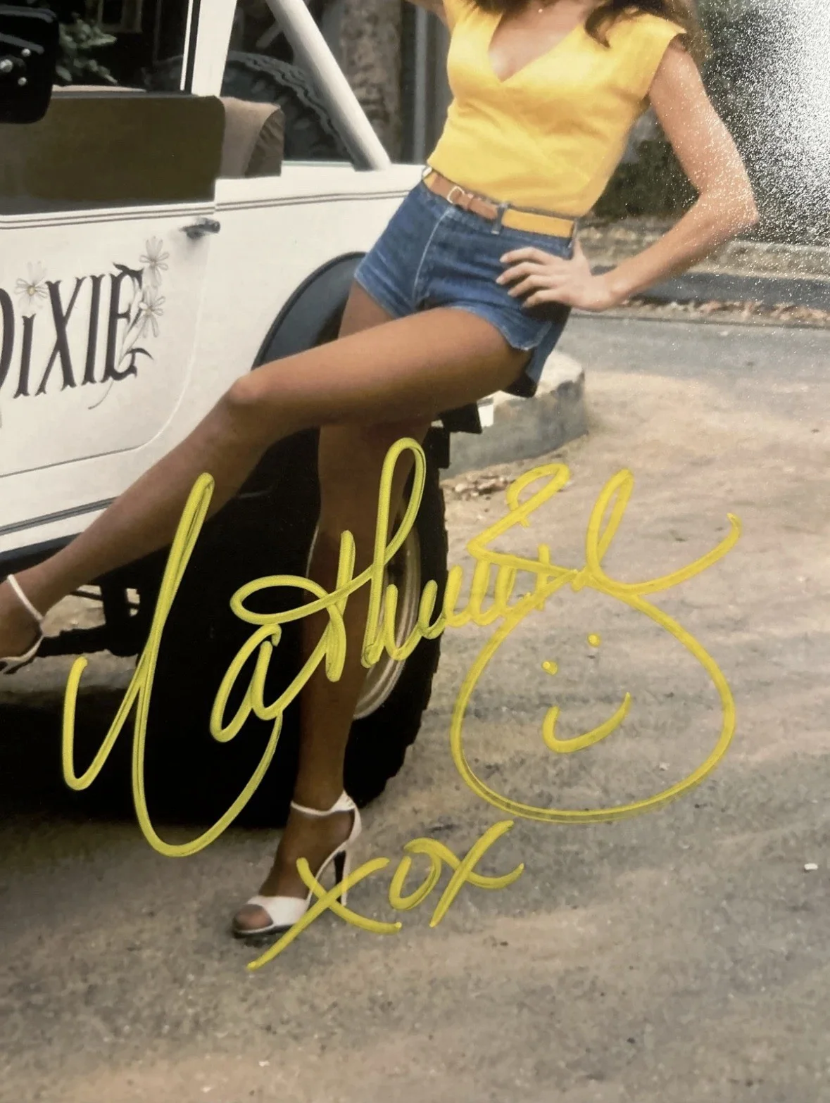Catherine Bach — CATHERINE BACH Signed 8x10 Photo THE DUKES OF HAZZARD DAISY DUKE W/ COA JSA, изображение 2