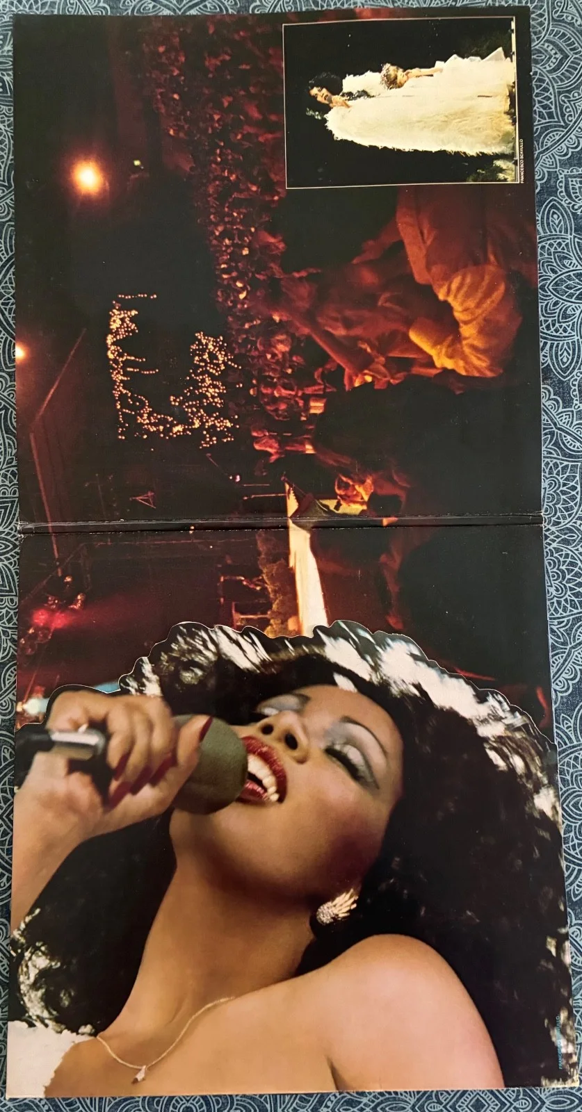 DONNA SUMMER SIGNED "Live and More" 1978 Double LP - Rare Authentic Autograph, image 2