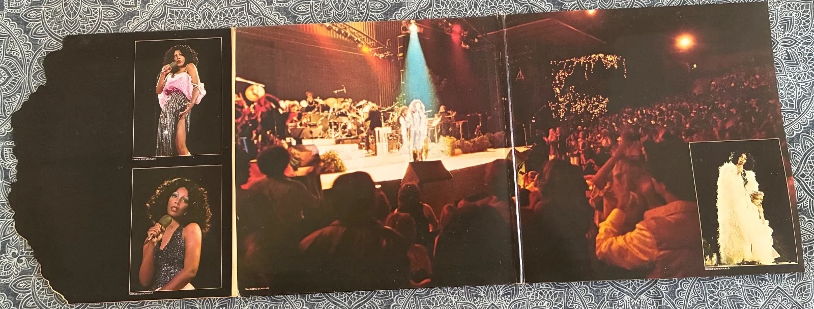 DONNA SUMMER SIGNED "Live and More" 1978 Double LP - Rare Authentic Autograph, image 3