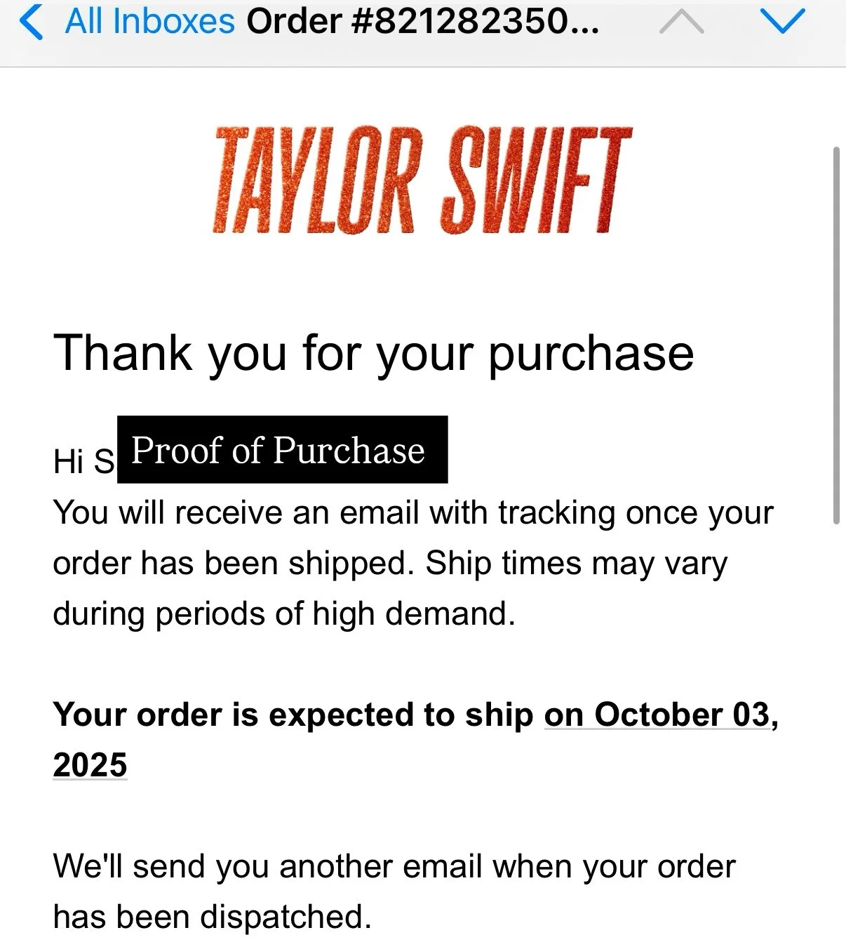 💖🧡 Presale Taylor Swift LIFE OF A SHOWGIRL SIGNED CD PHOTO 1 CONFIRMED, изображение 2
