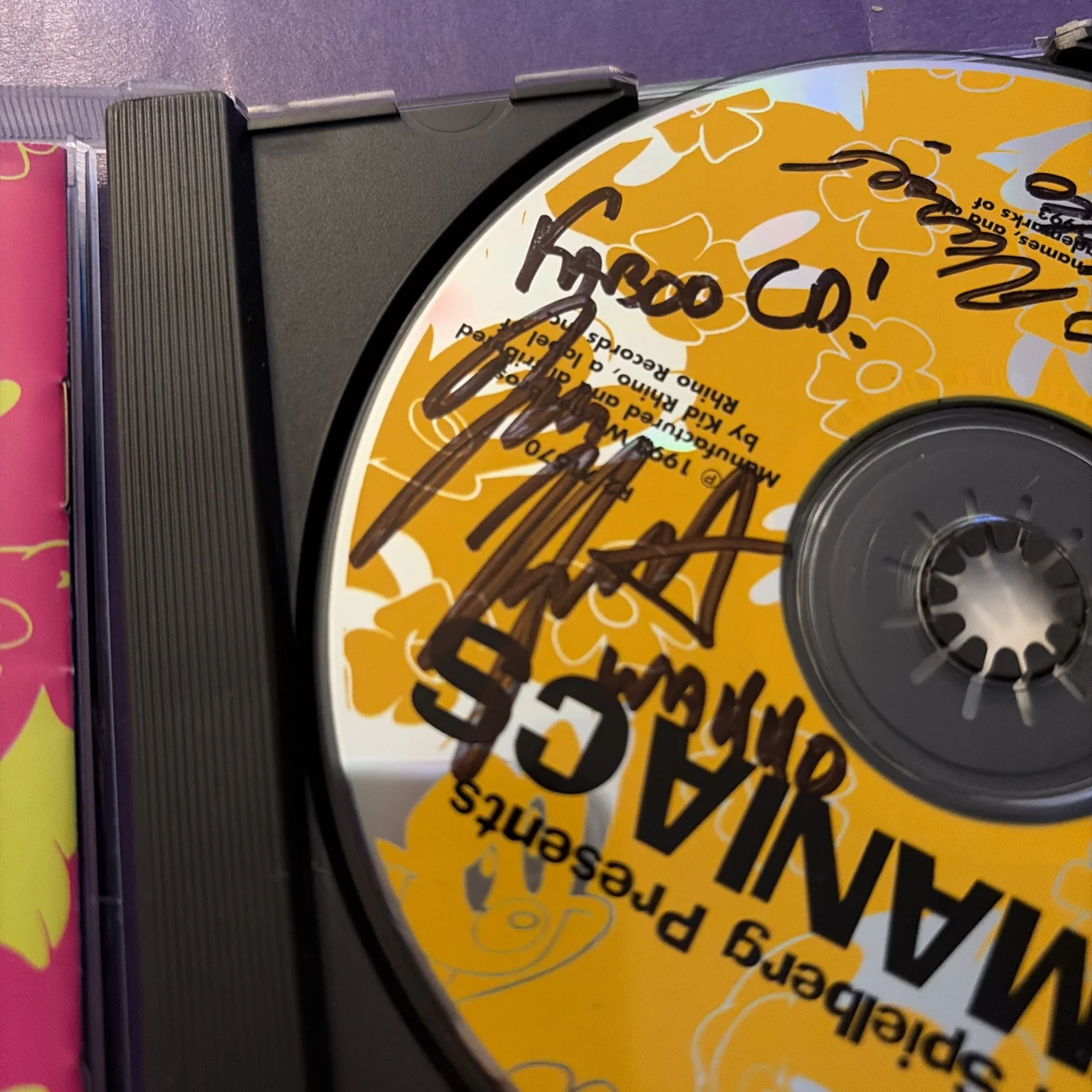 Rob Paulsen — Animaniacs Cast Autograph & Inscribed Rob Jess Tress Signed CD RARE Plus DVD, изображение 5